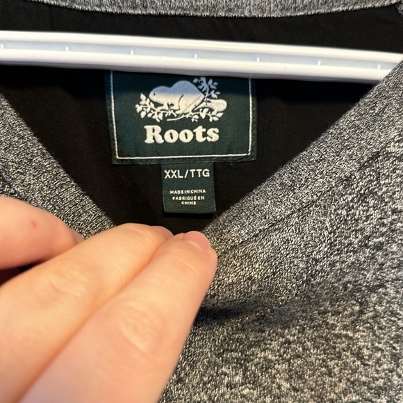 VEUC Men’s Roots Heathered Grey Heavy Cotton Sweater XXL - Picture 5 of 8